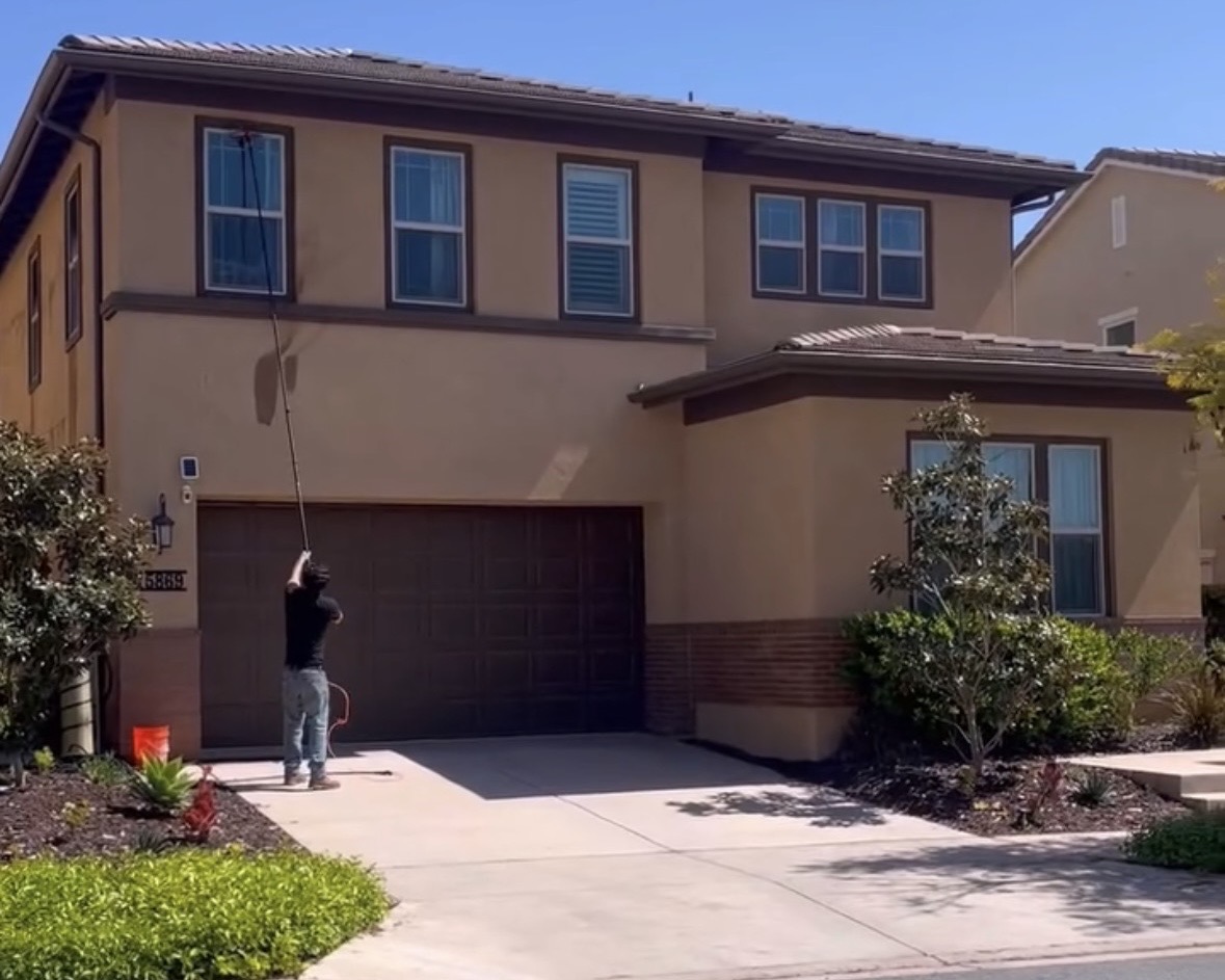 Two-Story Window Cleaning